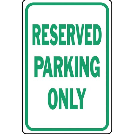 HY-KO Reserved Parking Only Sign 12" x 18" A61011